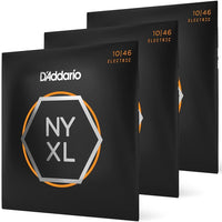 D'Addario NYXL1046-3P Electric Guitar Strings, 10-46, 3 Sets