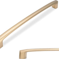 BUKOBYHE 6 Pack 7 Inch Kitchen Cabinet Handles Champagne Bronze Cabinet Pulls Zinc Alloy Drawer Pulls Kitchen Hardware