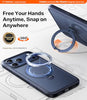 TORRAS Q3 Spin for iPhone 17 Pro Max Case with 360 Magnetic Stand, Camera Control, Fit for MagSafe, 4X Military-Grade Shockproof Case for iPhone 17 Pro Max Phone Case with Kickstand, Deep Blue