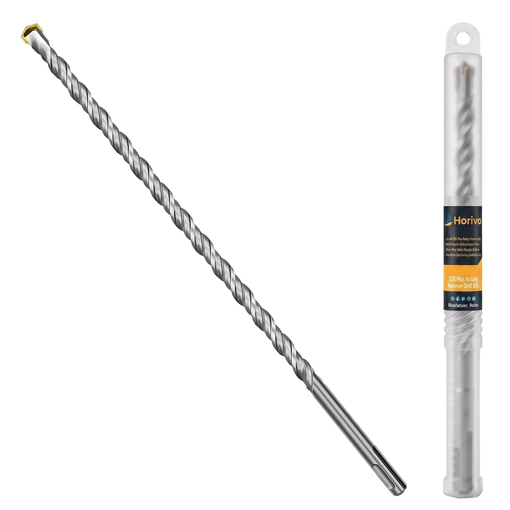 HORIVO 1/2" x 18" SDS-Plus Heavy Duty Carbide Concrete Drill Bit