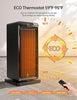 Space Heater, 1500W Space Heaters for Indoor Use Electric Heater for Bedroom, ECO Thermostat 90° Oscillating 24H Timer, Fast Heating, Remote Control, Safe for Home Office Room