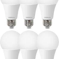 DEGNJU A19 LED Light Bulbs, 100 Watt 5000K Daylight Light Bulbs, 1500 Lumens, E26 Standard Base, Non-Dimmable, 13W Brigh
