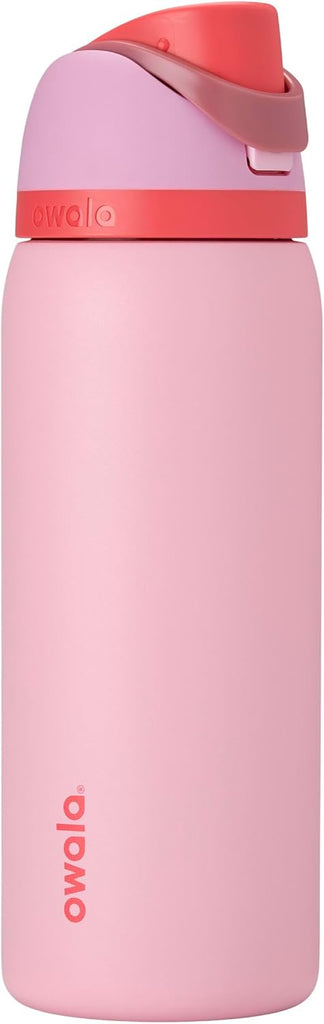 Owala FreeSip Stainless Steel Water Bottle 32 oz Angel Food Cake