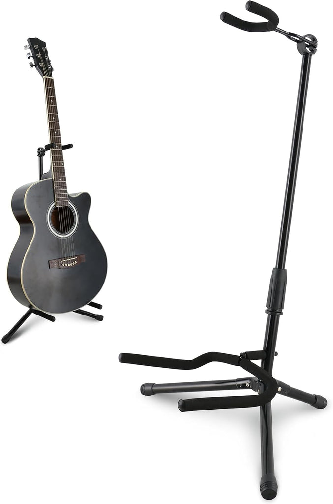 EASTROCK Guitar Stand - Guitar Stands Floor Adjustable Folding Guitar Stand for Acoustic Electric Bass Guitar Banjo Mand