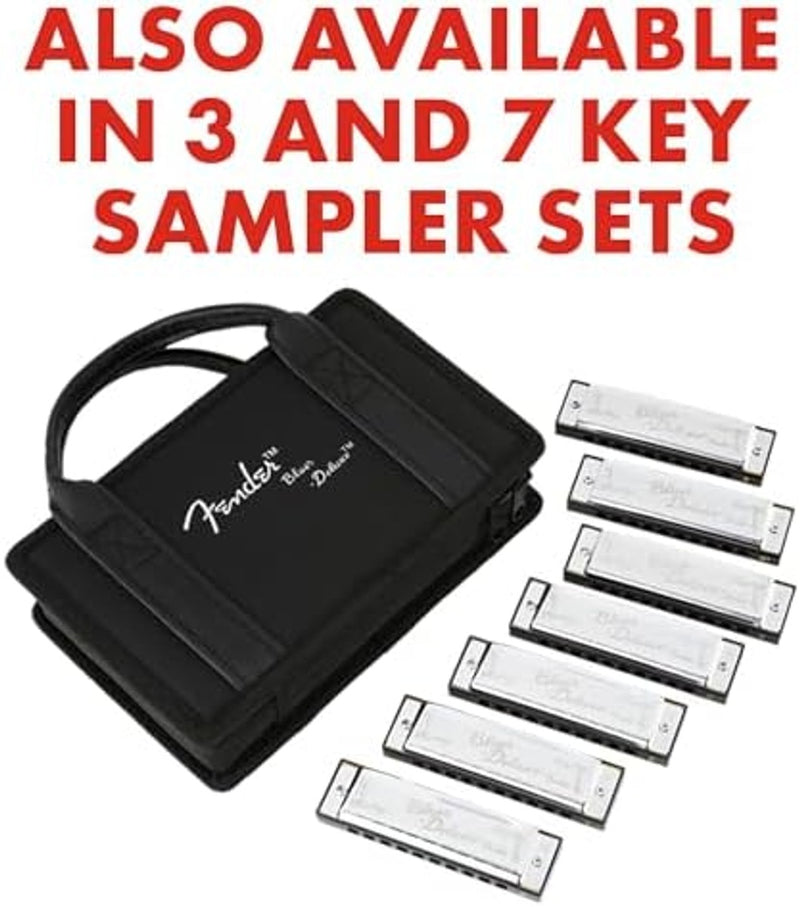 Fender Blues Deluxe Harmonica, Guitar Accessories, Key of C