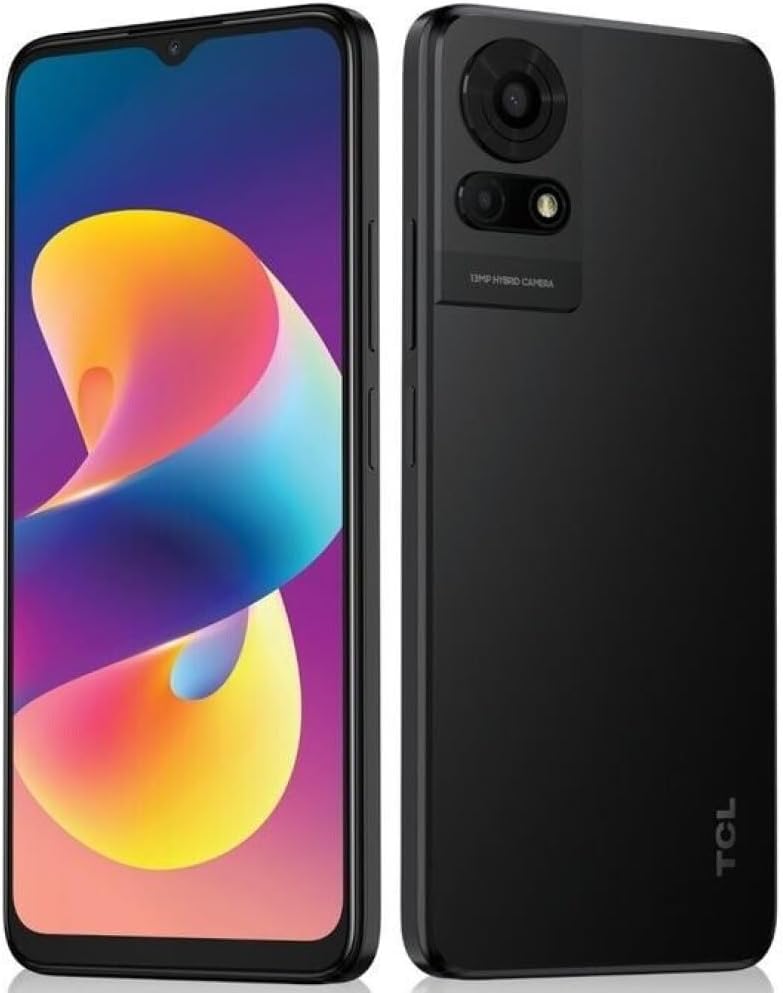 TCL 50 LE 64GB Carrier Unlocked Smartphone, 6.6" HD+ Display, Android 14, Dual Camera, 4G LTE, Dark Grey (Renewed)