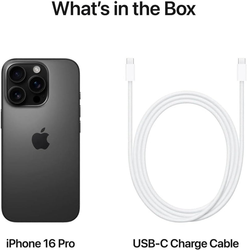 Renewed Apple iPhone 16 Pro Max, 256GB, Black Titanium - Unlocked (Renewed)