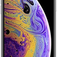 Apple iPhone XS Max, 64GB, Silver - Fully Unlocked (Renewed)