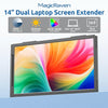 Dual Laptop Screen Extender, 14