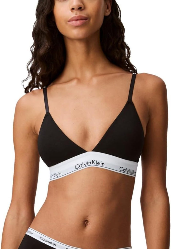 Calvin Klein Women's Modern Cotton Lightly Lined Triangle Wireless Bralette