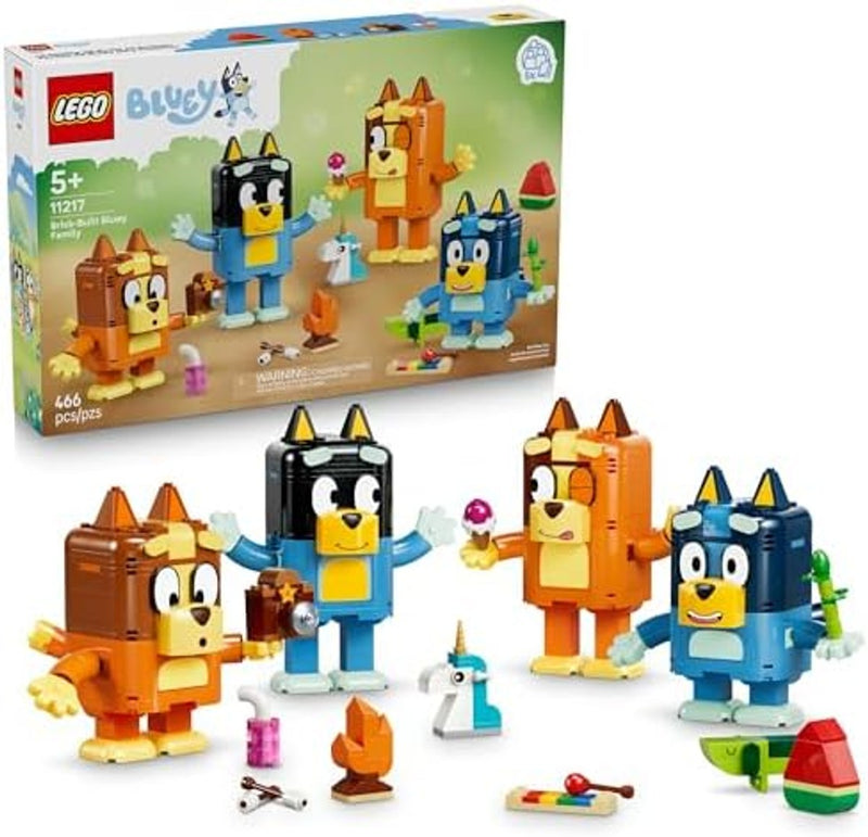 LEGO Bluey Brick-Built Bluey Family - Building Toy