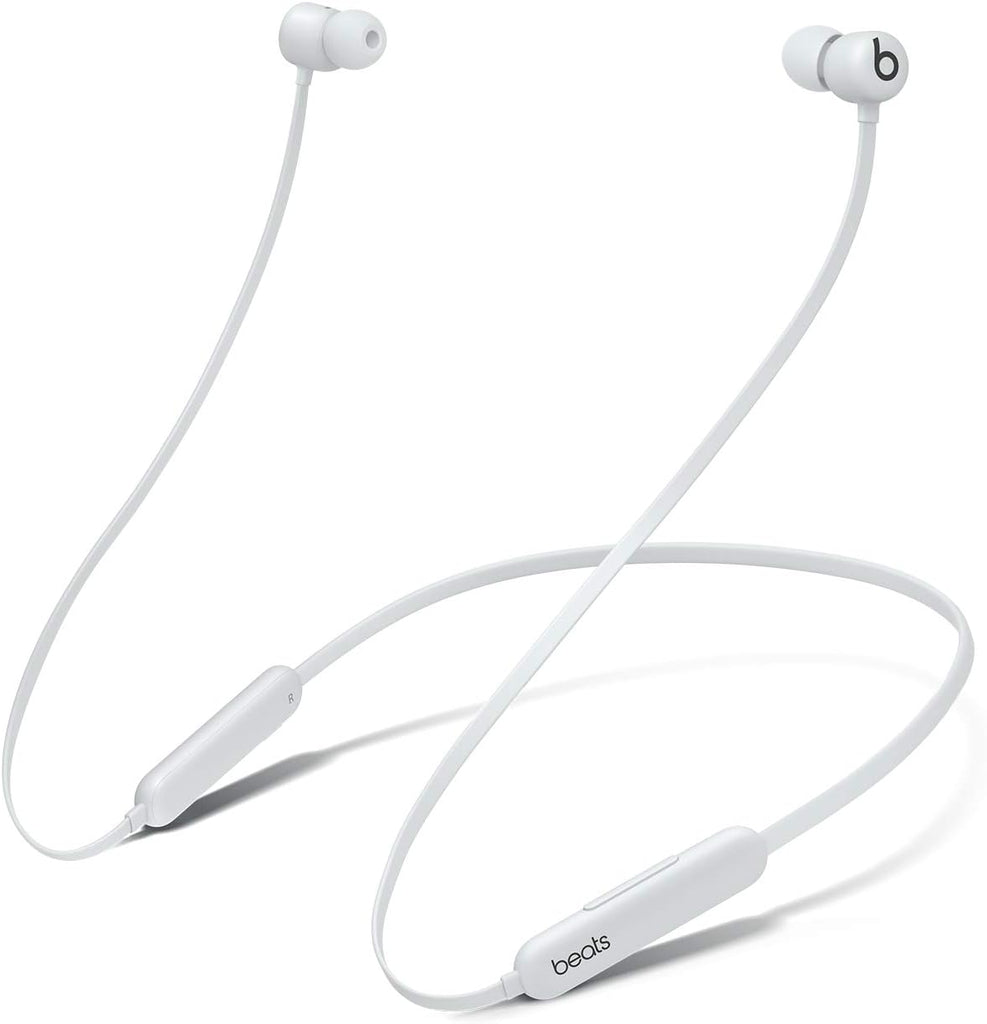 Beats Flex Wireless Earbuds - Apple W1 Headphone Chip, Magnetic Earphones, Class 1 Bluetooth, 12 Hours of Listening Time, Built-in Microphone - Smoke Gray - Black