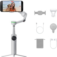 Insta360 Flow 2 Pro - Stone Grey — Estabilizador gimbal para celular con IA