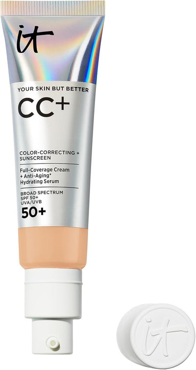 IT Cosmetics CC+ Cream with SPF 50+ Full Coverage Foundation Natural Finish
