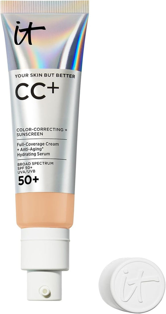 IT Cosmetics CC+ Cream with SPF 50+ Full Coverage Foundation Natural Finish