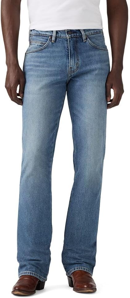 Levi's Men's 537 Western Bootcut Jeans, (New) Throw The Lasso (Low Stretch), 36Wx32L