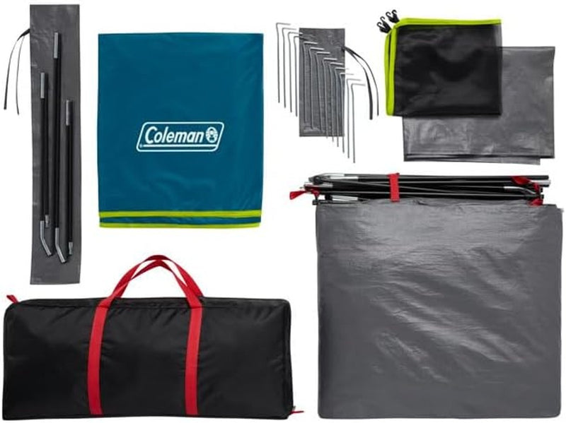 Tienda de campaña tipo domo oscuro Coleman 8 PERSONAS