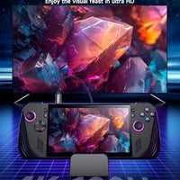 JSAUX Docking Station for ROG Xbox Ally X (2025)/ROG Ally X/ROG Ally/Steam Deck/Legion Go/Legion Go S, 6-in-1 Dock with HDMI 4K@120Hz, Gigabit Ethernet, USB A & USB C 3.2 Gen 1, 100W Charging - HB0609