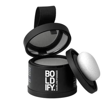 Boldify Hairline Powder, Root Touch Up Hair Color Gray 4g