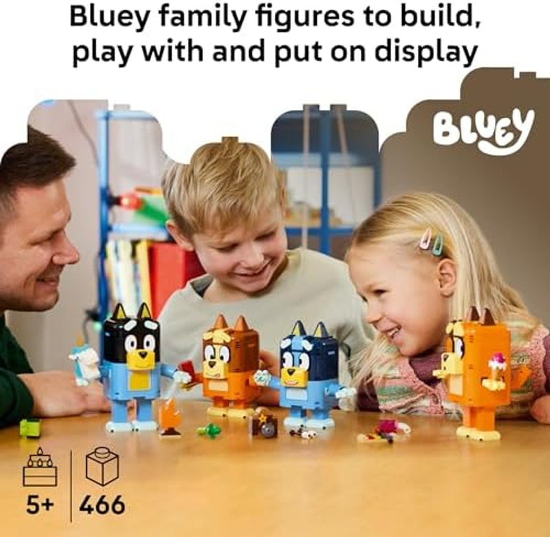 LEGO Bluey Brick-Built Bluey Family - Building Toy