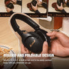 Marshall Monitor III A.N.C. Over-Ear Bluetooth Headphones - Active Noise Cancelling with Microphone | 100+ Hrs Wireless Playtime | Lightweight, Foldable Design for Travel - Black