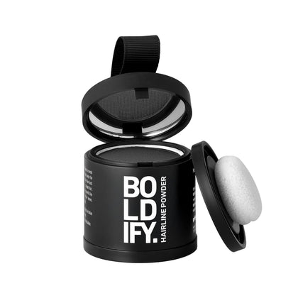 Boldify Hairline Powder, Root Touch Up Hair Color Dark Gray 10g