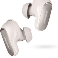 Bose QuietComfort Ultra Bluetooth Earbuds, Wireless Earbuds with Spatial Audio and World-Class Active Noise Cancellation, Deep Bass, Up to 6 Hours of Playtime, White Smoke