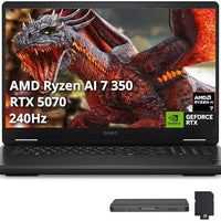 HP Omen 16 Slim Gaming Laptop: Core Ultra 7 255H, NVidia RTX 5060, 16GB DDR5 RAM, 1TB SSD, 16" Full HD+ 2K 100% sRGB 165Hz IPS Display