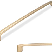 BUKOBYHE 6 Pack 12-3/5 Inch(320mm) Kitchen Cabinet Handles Champagne Bronze Cabinet Pulls Zinc Alloy Drawer Pulls Kitche