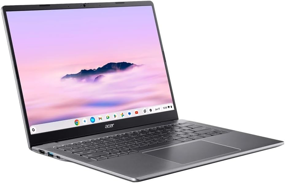 acer Chromebook Plus 514 14” Touchscreen Laptop with Google AI – Intel Core 3 Processor N355 – 1920 x 1200 - Chrome OS -