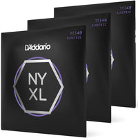 D'Addario NYXL1149-3P Electric Guitar Strings, 11-49, 3 Sets