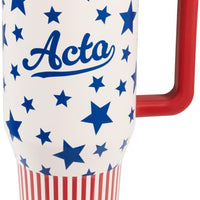 HydroJug Traveler 40oz, Insulated Tumbler with Handle & Straw, Americana
