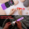 17 Sizes Digital Crochet Hooks with Counter 2.50~14.0mm, Lighted Crochet Hooks for Stitch & Row Counting