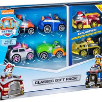 Paw Patrol, True Metal Classic Gift Pack of 6 Collectible Die-Cast Vehicles, 1:55 Scale