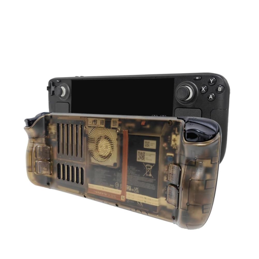 Hzxkqmil Replacement Transparent Back Plates for Steam Deck/Steam Deck OLED