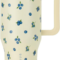 HydroJug Traveler 32oz, Insulated Tumbler with Handle & Straw, Freshly Pick'd