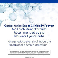 PreserVision AREDS 2 - Suplemento vitamínico y mineral para los ojos, contiene luteína, vitamina C, zeaxantina, zinc y vitamina E, 120 cápsulas blandas (el envase puede variar)