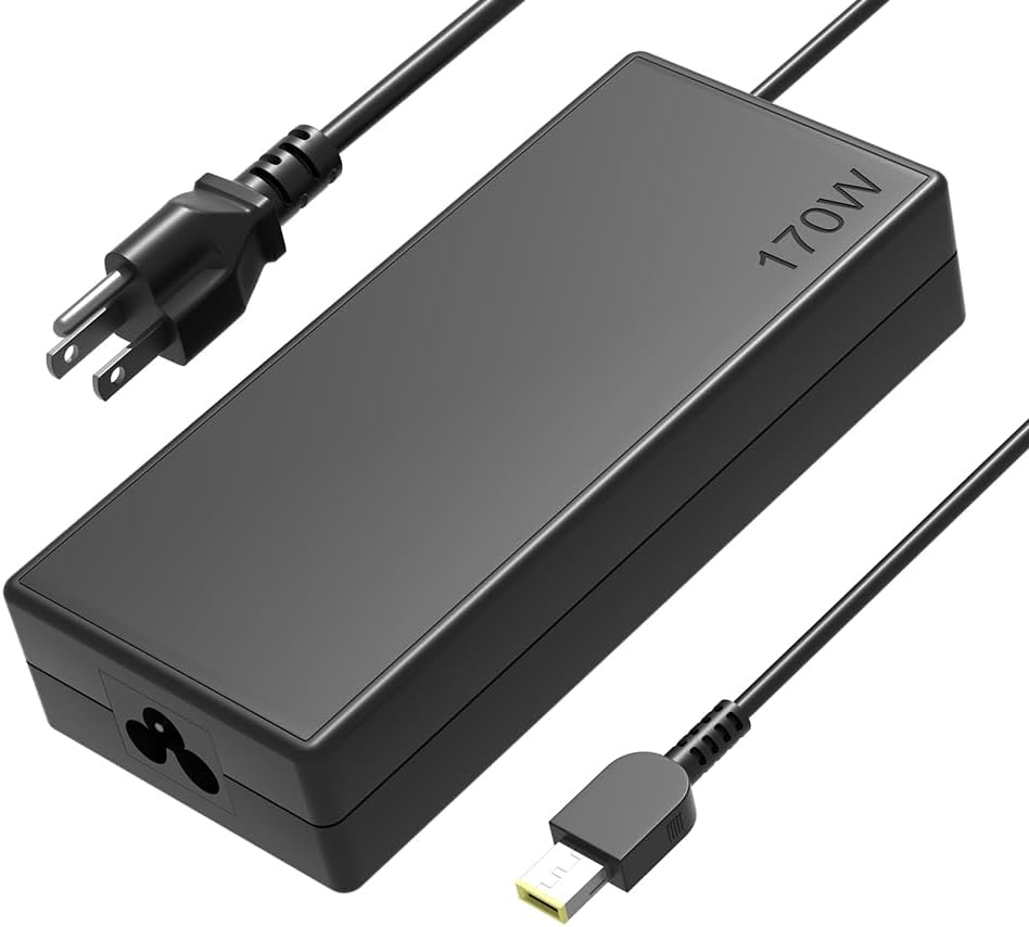 HSXIRQA 170W AC Charger Compatible with Lenovo Thinkpad P1 P73 P72 P71 P70 P53 P52 P51 P50 W540 W541 P17 P16v P16 P15v T