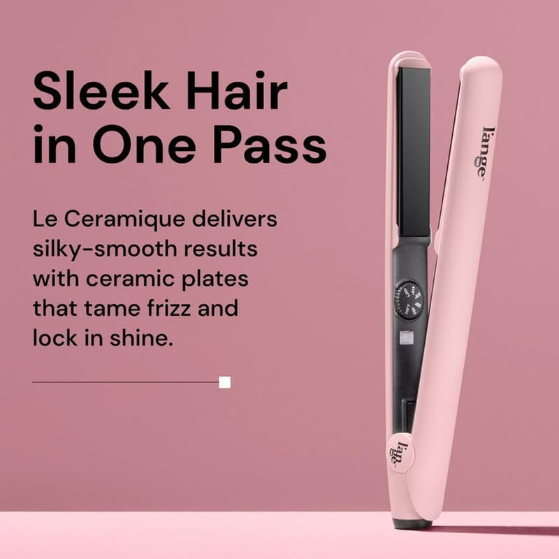 L'ANGE HAIR Le Ceramique 1-Pass Flat Iron Hair Straightener