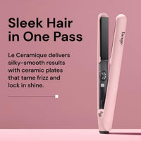 L'ANGE HAIR Le Ceramique 1-Pass Flat Iron Hair Straightener