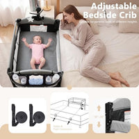 Ofertaza, Kinder King 4 in 1 Portable Baby Playard, Foldable Baby