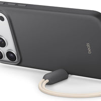Beats iPhone 17 Pro Max Kickstand Case with MagSafe & Camera Control, Built in Stand & Lanyard, Matte Finish with Microfiber Lining – Granite Gray