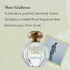 Tocca Giulietta Women's Perfume, 1.7oz (50 ml) - Fresh Floral, Pink Tulips, Green Apple, Vanilla Orchid Fragrance - Hand-Finished Bottle