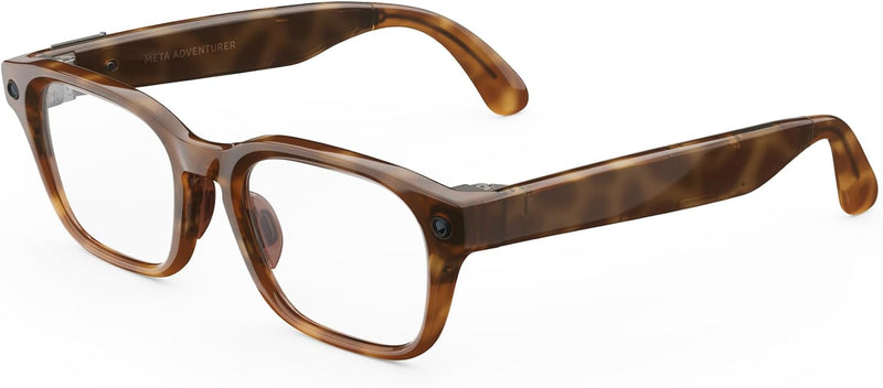 Meta Adventurer - Tortoise / Brown — Lentes AI con cámara y audio