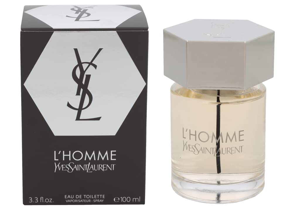 L'homme By Yves Saint Laurent Eau De Toilette Spray For Men 3.3 oz - 2.03 Fl Oz (Pack of 1)