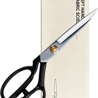 KEARING 10 Inch Heavy Duty Fabric Scissors for Cutting - 0.6 lb Left-Handed
