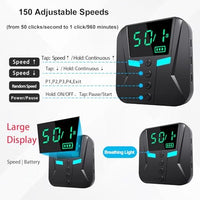 X2PRO Smartphone Auto Clicker: 150 Adjustable Speeds | Built-in Battery | Expandable to 9 clicking Tips | Random Speed Mode | for TikTok Live Likes, Mobile Gaming (3 Clicking Tip)
