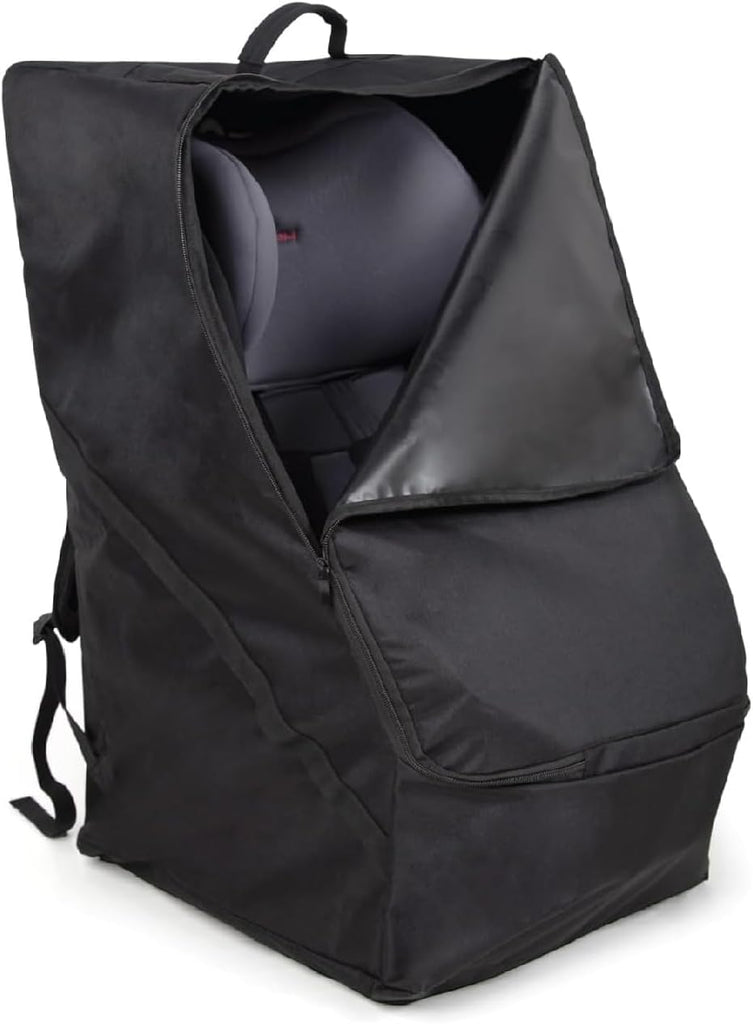 The Peanutshell Carseat Travel Bag for Airplane, Durable Padded Bag Gate Check Easy Carry Airport Car Seat Cover, Fits M