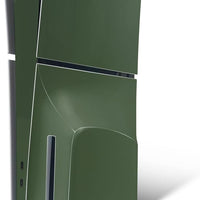 MightySkins Skin Compatible with PlayStation 5 Slim Disk Edition Console Only - Solid Olive | Protective, Durable, and U