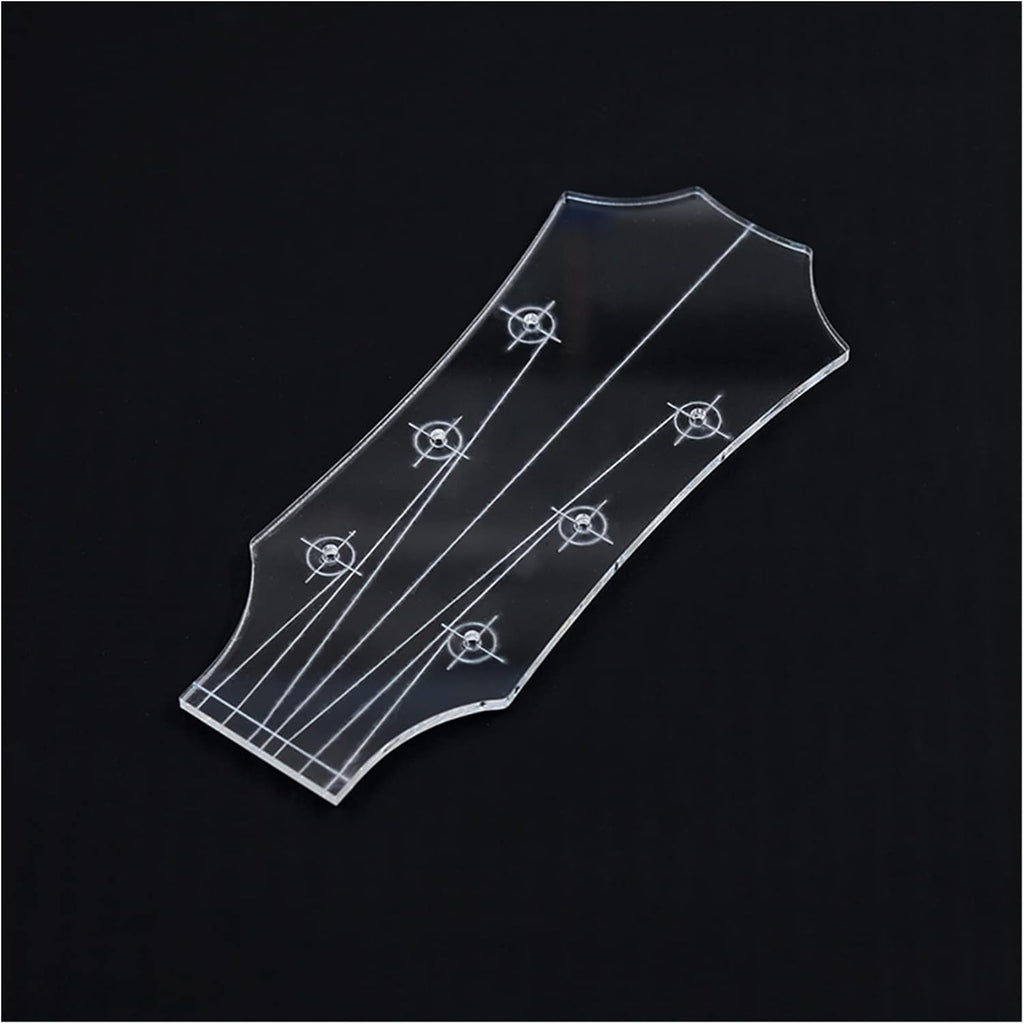 Guitar Tools Guitar Head Template Electric Guitar Acoustic Guitar Ukulele Transparent Template Guitar Making Mold (3)
